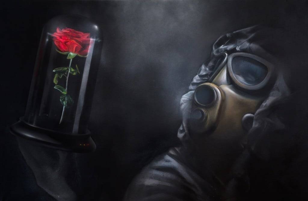 Banes Weckruf mit Graffitikunst