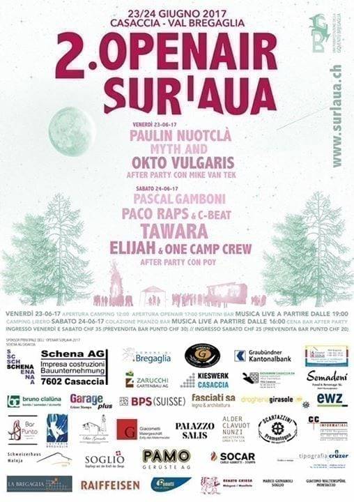 Backstage Festivalsommer: Openair Sur L&#8217;Aua Casaccia