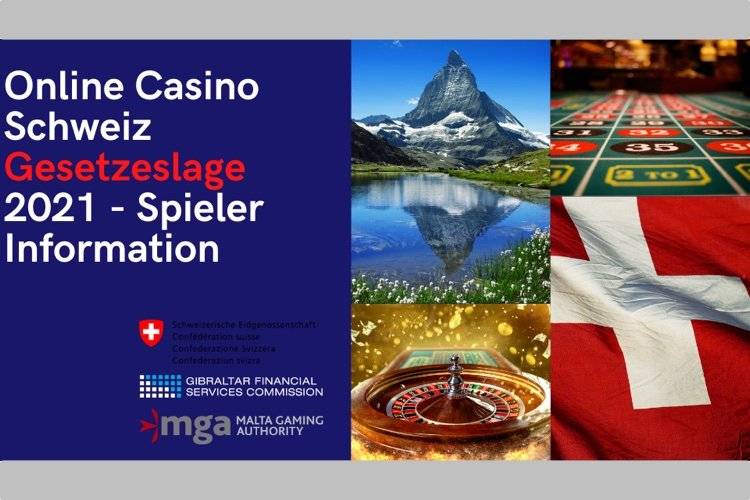 Online Casino Schweiz Gesetzeslage 2021 - Spieler-Information