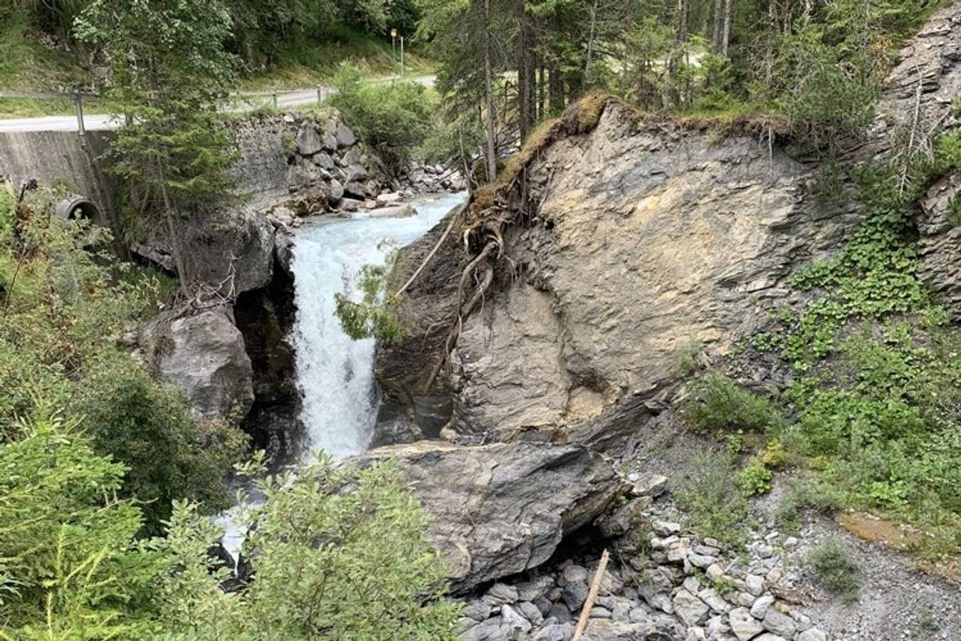 Tuorsbach in Bergün muss abgedichtet werden