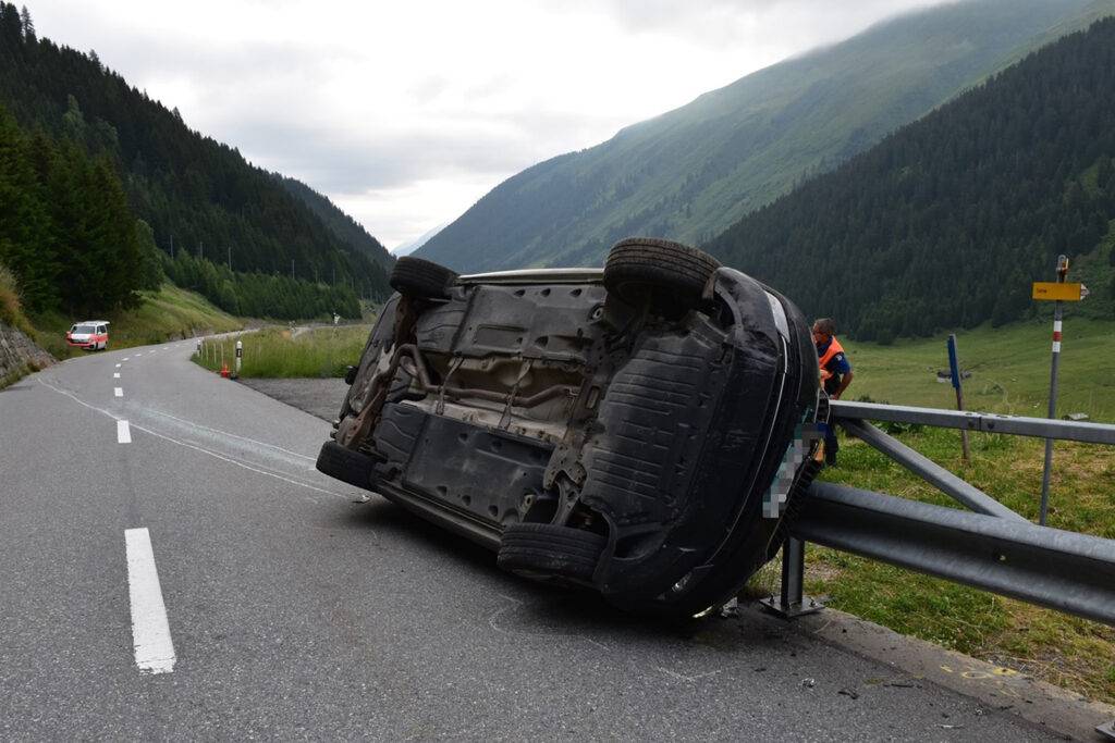 Verkehrsunfälle am Oberalppass