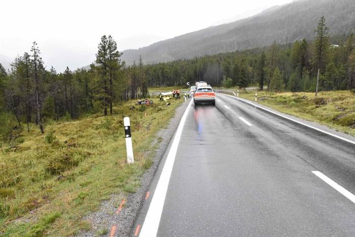 Motorradfahrer bei Selbstunfall verletzt