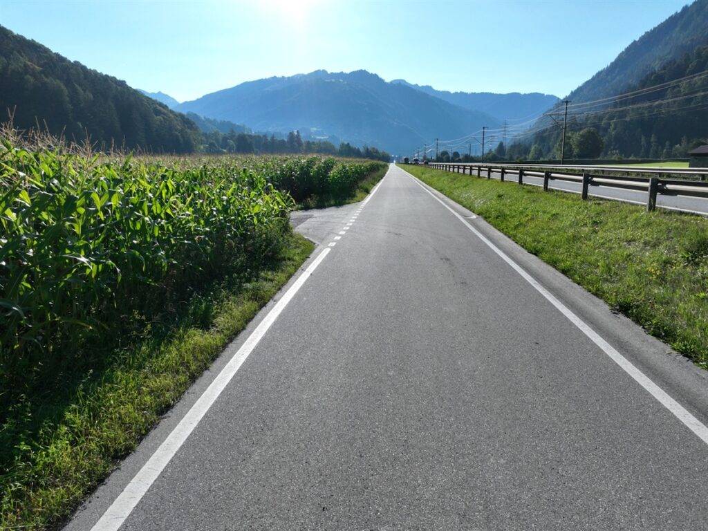Kollision zwischen Auto und Fahrrad