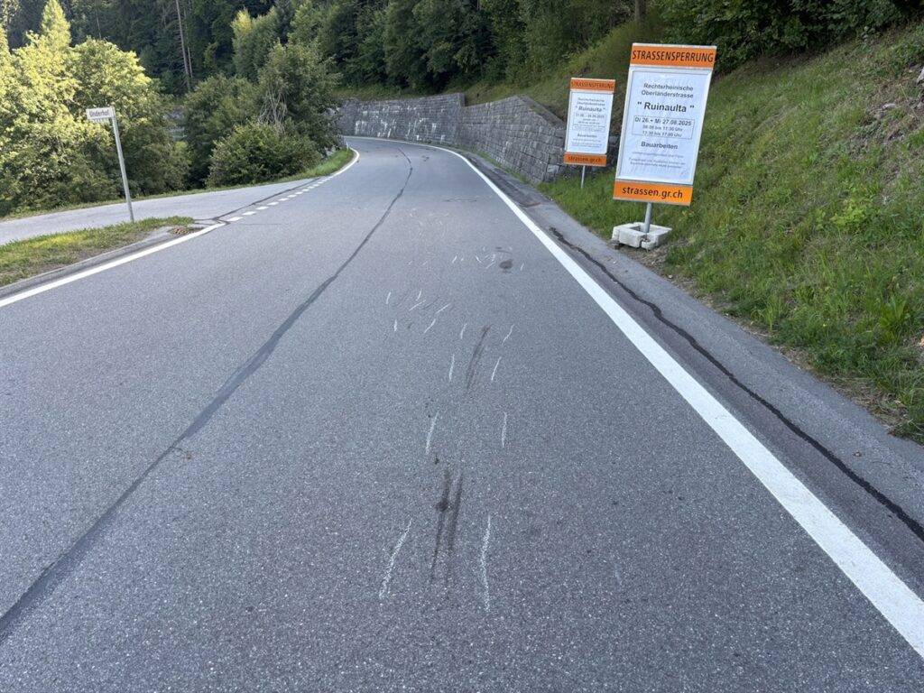 Kollision unter Töffkollegen