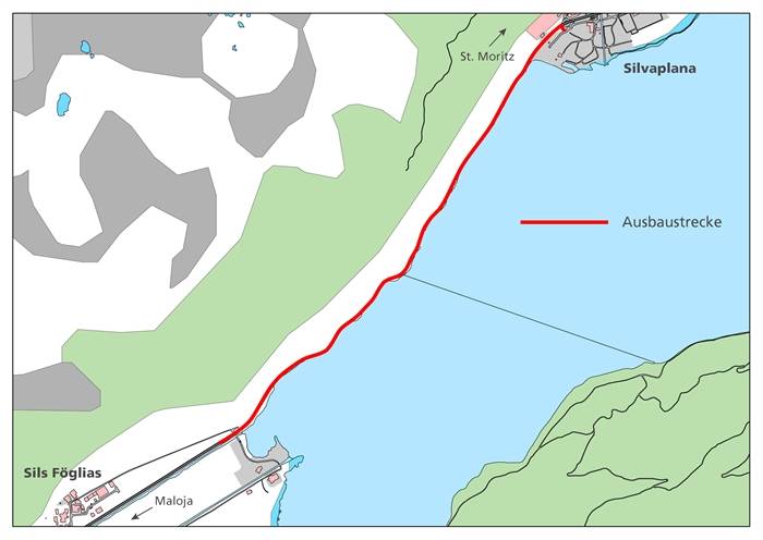 Richtplan für Malojastrassen-Ausbau liegt auf