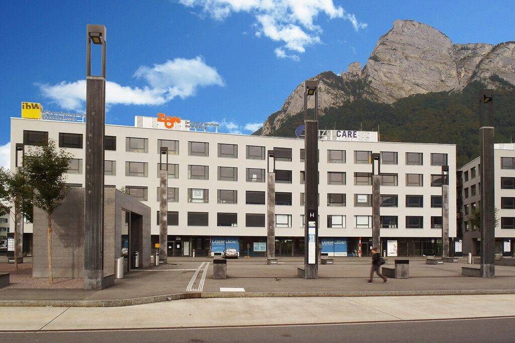 Bahnhofpark Sargans wird zum Hotspot der Höheren Berufsbildung