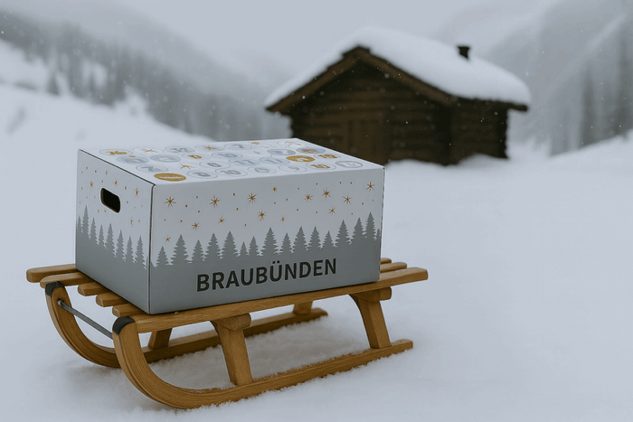 Bündner Biere als Adventskalender
