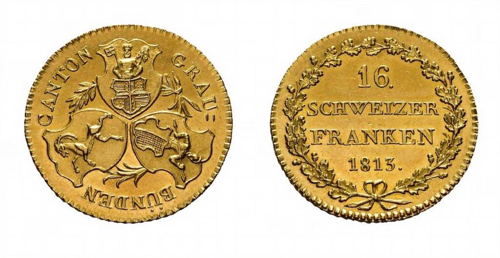 Calanda-Goldmünze kommt unter den Hammer