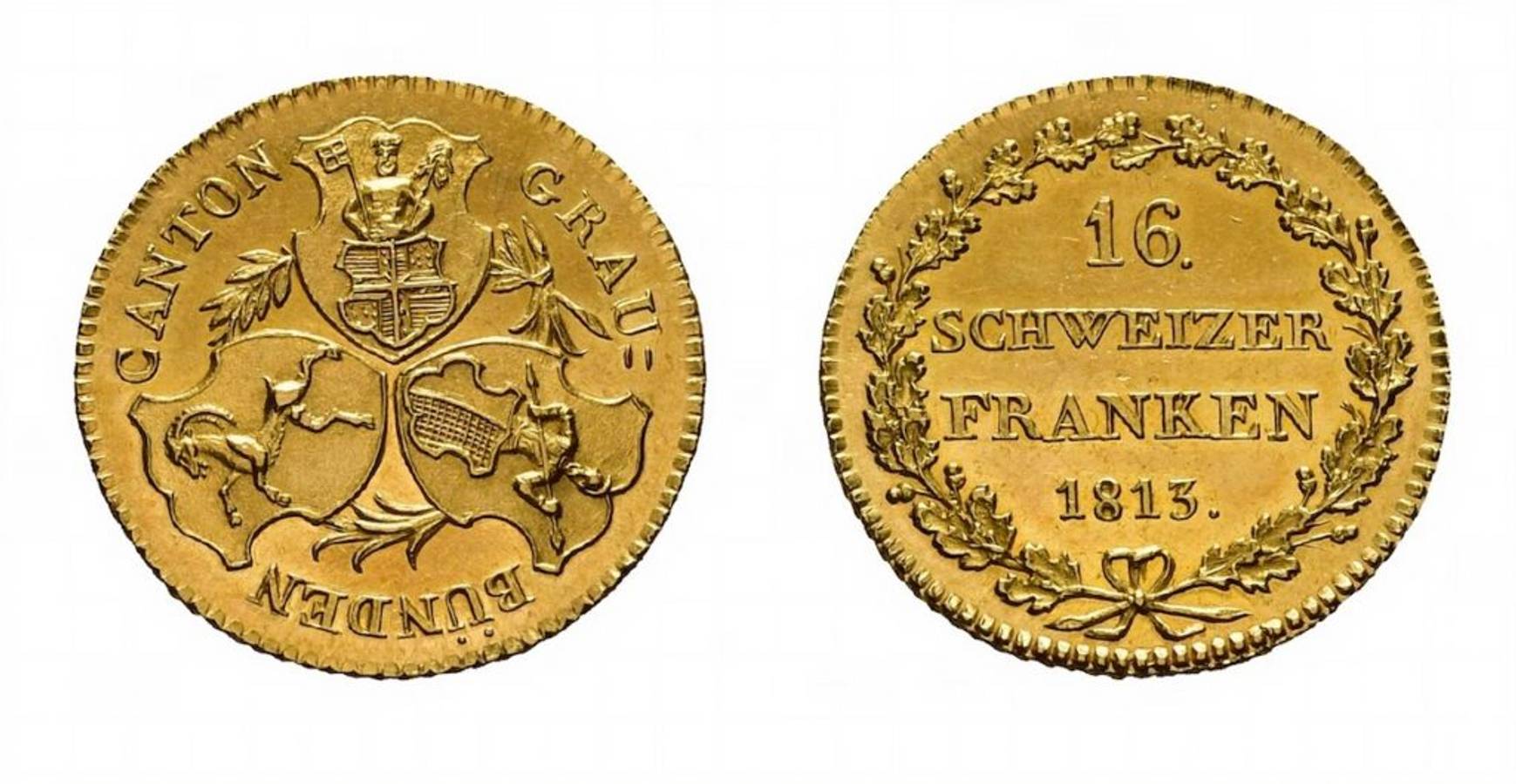 Calanda-Goldmünze kommt unter den Hammer