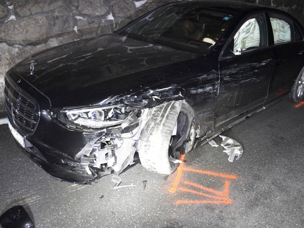 Seitlich-frontale Kollision auf der Prättigauerstrasse